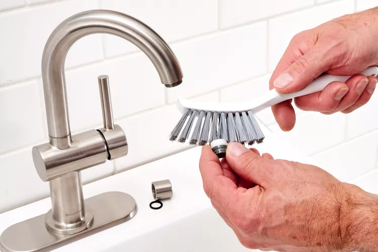 Removing and Cleaning a Faucet Aerator